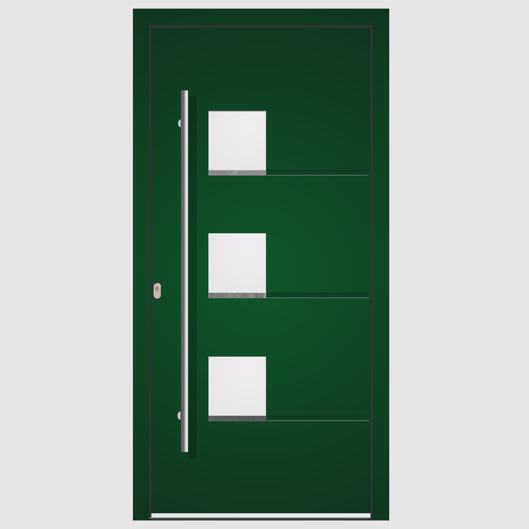 Usa de intrare COPLANARA 100% ALUMINIU Model GF303 Sistem ALU110