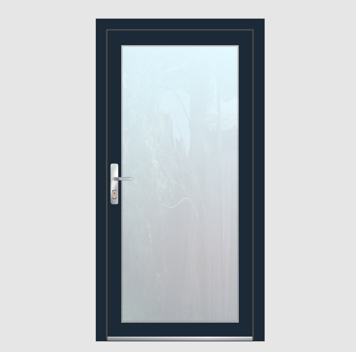 Usa din sticla GL92 Gri-antracit/Alb Usa STOC