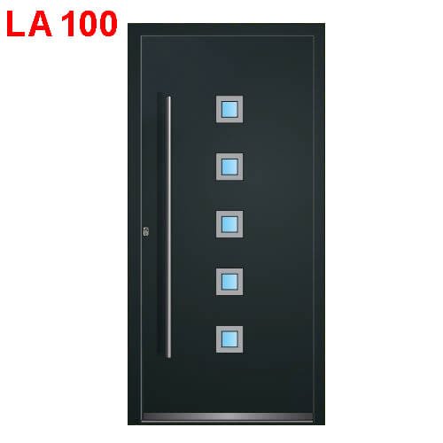 Model LA100 Sistem WH75 Alu cu PVC Usa de intrare