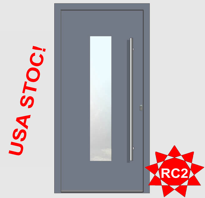USA STOC Model LA20 Gri bazalt RAL7012 Sistem WH94 Alu cu PVC