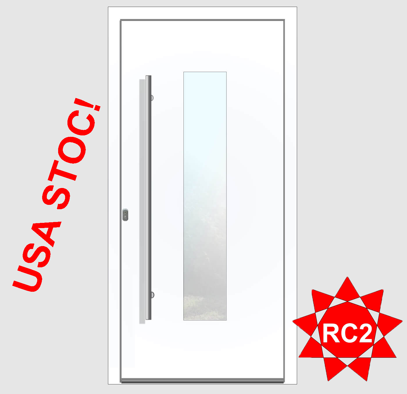 USA STOC Model LA20 ALB Sistem WH94 Alu cu PVC