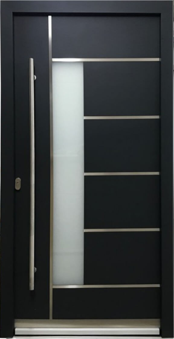 USA STOC Model LA40 Gri antracit RAL7016 Sistem WH94 Alu cu PVC