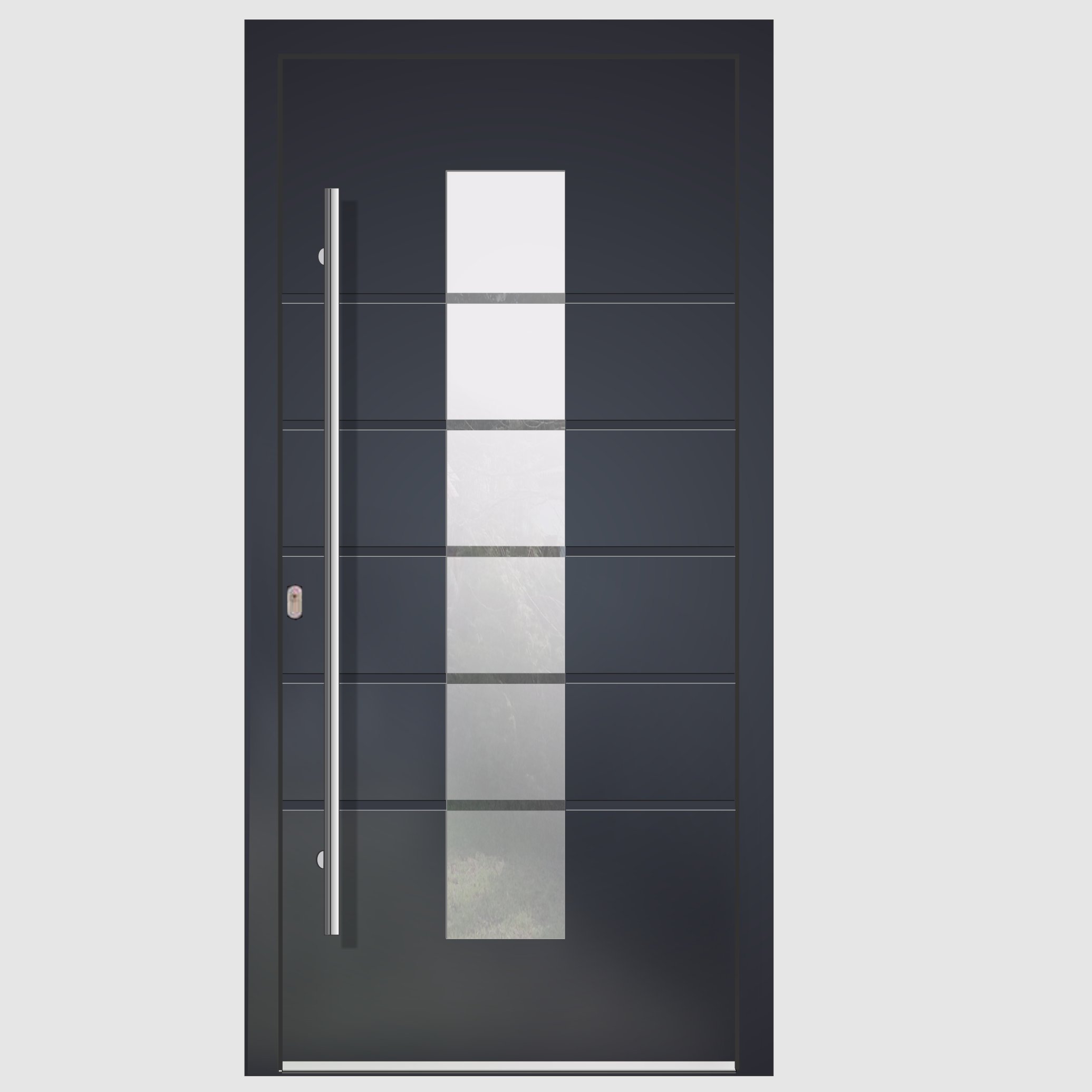 Usa de intrare COPLANARA 100% ALUMINIU Model GF201 Sistem ALU110