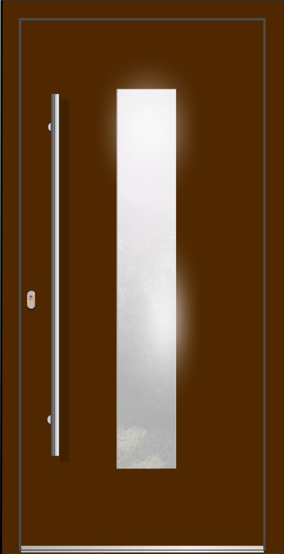 Model LA20 Sistem WH75 Alu cu PVC Usa de intrare