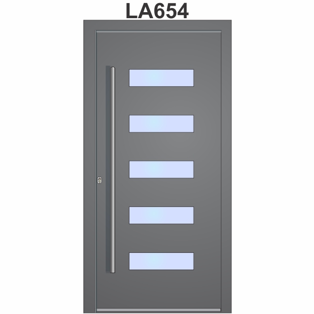 Usa de intrare 100% ALUMINIU Model LA654 Sistem ALU90